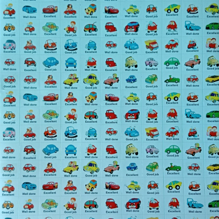 Sticker Tiếng anh "OTO NGHỘ NGHĨNH" - Sticker khen thưởng học sinh