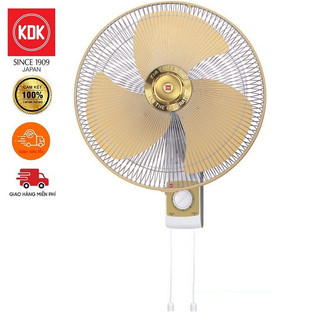 [GIAO NHANH] Quạt Treo Tường KDK M40C ( Vàng ) - Cánh Kim Loại - Hàng Chính Hãng ( Miễn Phí Giao Hàng Trong TP HCM )