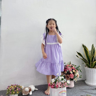 Váy bé gái, váy caro cánh tiên Annie’s house cực xinh dễ thương