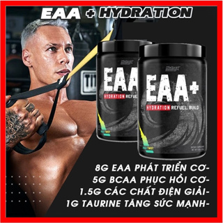 Nutrex EAA + Hydration 30 lần dùng – Bổ sung các Axit Amin cần thiết, phục hồi, xây dựng cơ bắp, duy trì tập