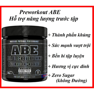 PreWorkout ABE 30 lần dùng - Hỗ trợ năng lượng trước tập cho người tập thể thao