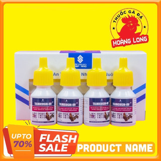 Tilmicosin - uv khò khè, xỗ mũi 1 hộp 10 lọ - thuốc gà đá a long