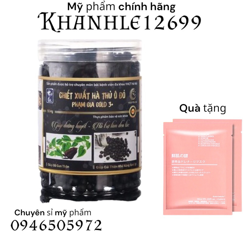 Chiết Xuất Hà Thủ Ô Phạm Gia Gold 3+ Giảm Rụng Tóc, Tóc Bạc Sớm