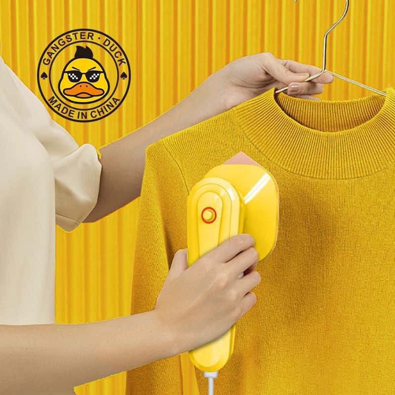 Bàn Ủi Cầm Tay Mini Con Vịt Vàng Dễ Thương  Tiện Lợi - Ủi Nhanh Siêu Tốc Tiện Ích Cho Mọi Nhà