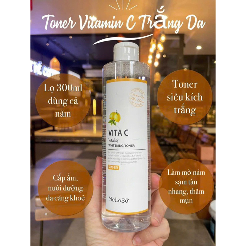 TONER KHỬ NÁM TRẮNG DA,KÍCH TRẮNG VITA C