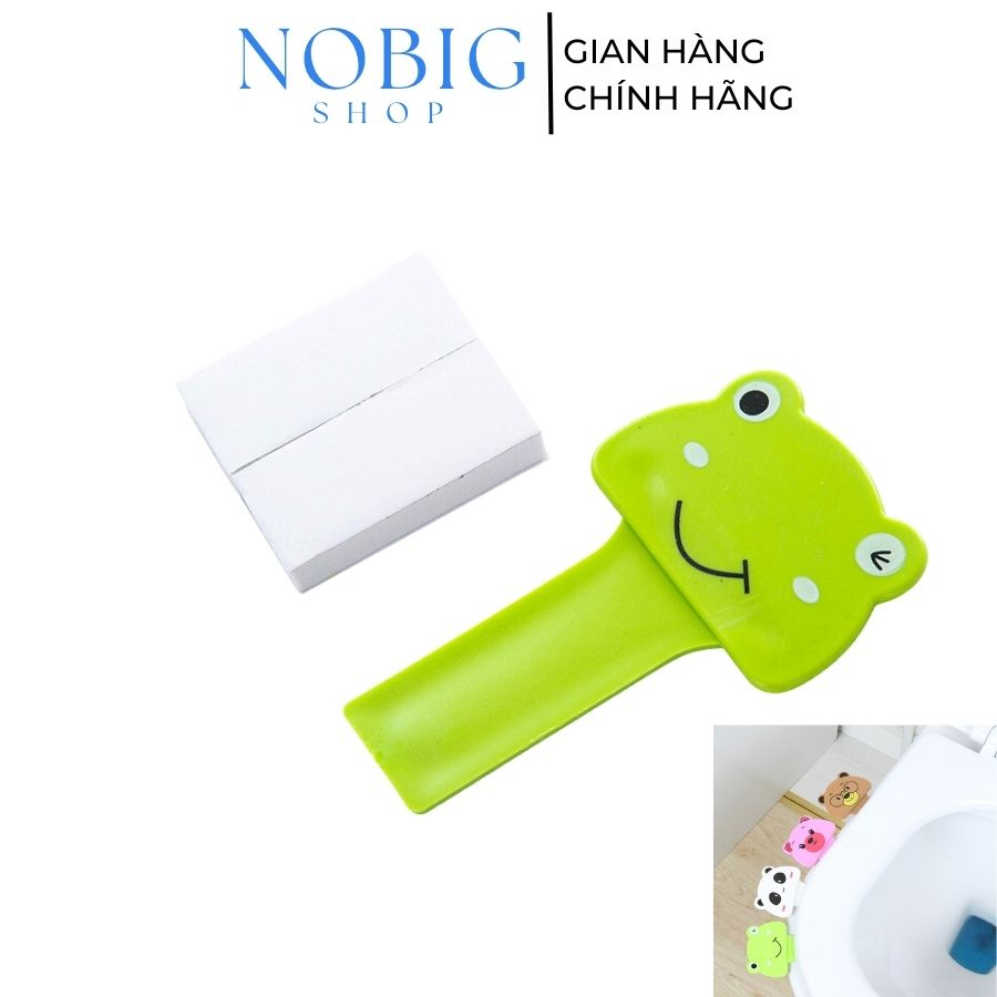 Dụng cụ nhấc nắp bồn cầu thông minh chống vi khuẩn -Miếng dán nâng nhấc mở lật nắp bồn cầu NOBIG