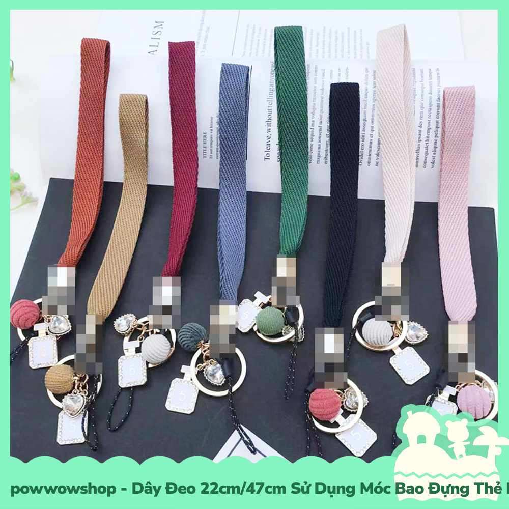 [Sẵn VN - Hỏa Tốc] Dây Đeo 22cm/47cm Sử Dụng Để Móc Vào Bao Đựng Thẻ Nhân Viên / Buộc Vào Điện Thoại Đơn Giản Nhiều Màu