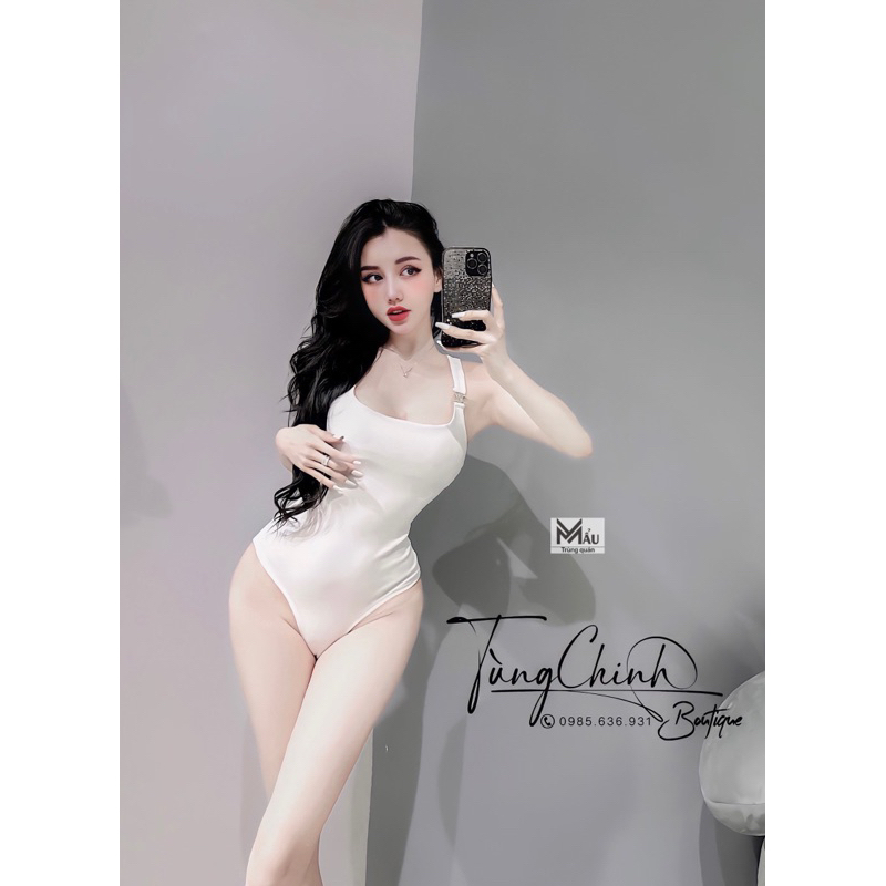Áo bodysuit nữ tag dây xích MẨU