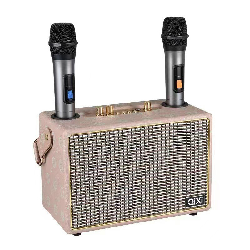 Loa Bluetooth Qixi SK-2036 Kèm 2 Micro Karaoke Chính Hãng Âm Thanh Siêu Đỉnh Tích Hợp 2 Micro. Bảo Hành 12 Tháng