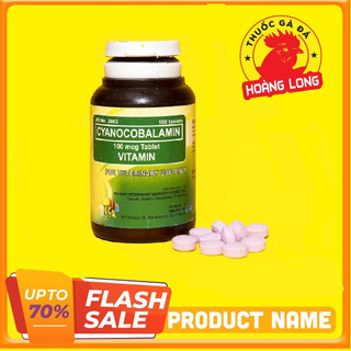 SUPER B12 dạ.ng viên 100v cho gà đá, chim cảnh - Thuố.c gà đá A Long