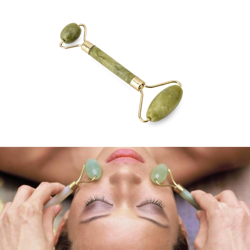 Cây Lăn Massage Mặt, Mắt, Cổ 2 Đầu Bằng Đá Tự Nhiên Mozato