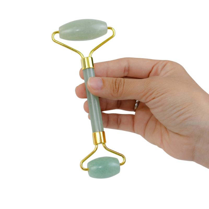 Cây Lăn Massage Mặt, Mắt, Cổ 2 Đầu Bằng Đá Tự Nhiên Mozato