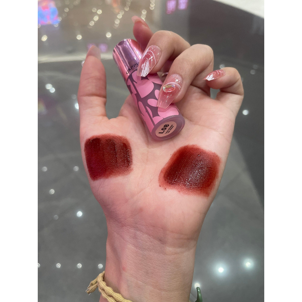 Son kem thỏ xanh thỏ hồng Cappuvini bền màu lâu trôi My Galaxy Hot trend