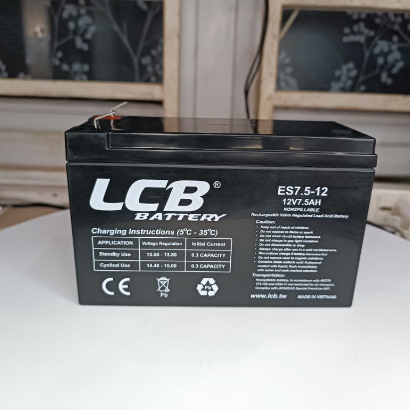 Ắc quy 6V4.5Ah 6V7Ah cho xe ôtô điện trẻ em, xe máy điện trẻ em, đèn bàn quạt cầm tay, đèn pin, xe điện