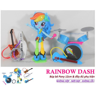 🌸 búp bê pony 12cm kèm đầy đủ phụ kiện - my little pony minis playset - no box