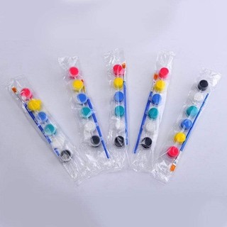 Sỉ 100 vỉ 6 màu 3ml kèm cọ