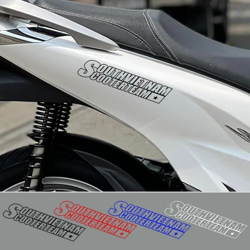 DECAL XE GA SOUTHVIETNAM DÁN XE MÁY HONDA-YAMAHA