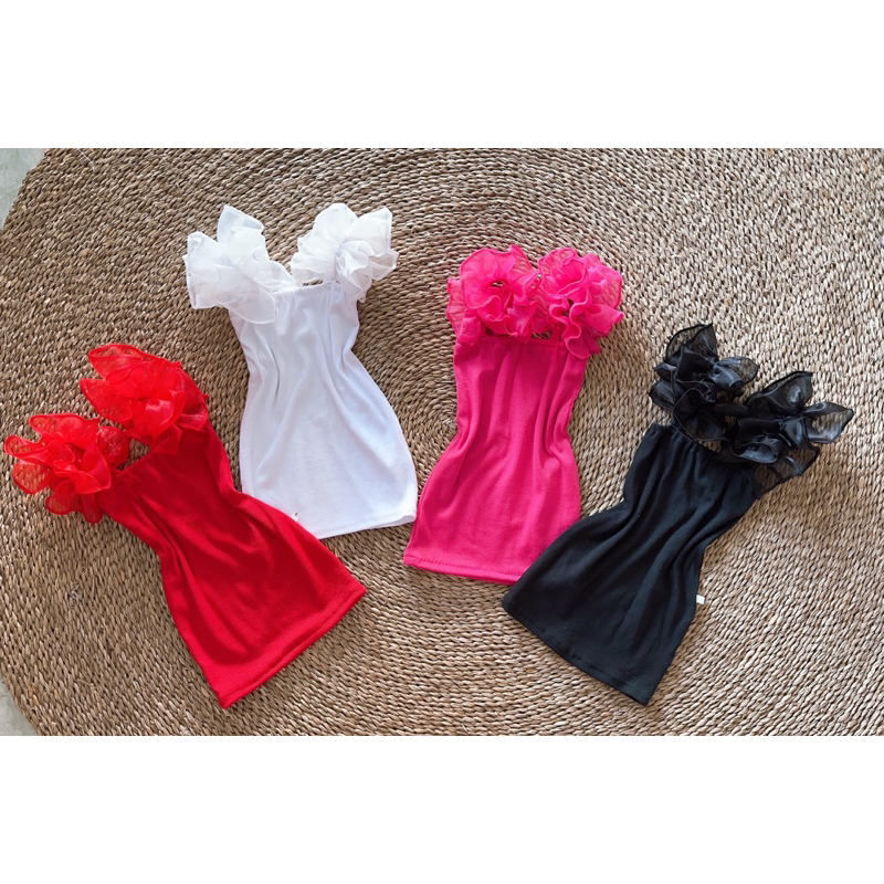 Váy body 2 dây bé gái