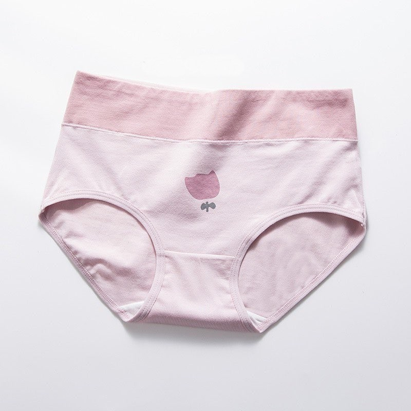 Quần lót nữ cotton Quảng Châu cao cấp cạp cao co giãn 4 chiều