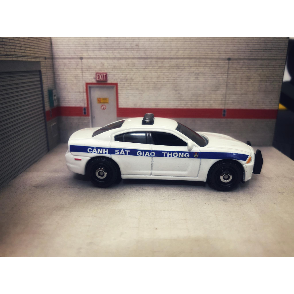 HT24workshop - Decal nước Cảnh sát Giao thông, Cảnh sát 113 cho xe mô hình 1:64 - Dán được hai xe