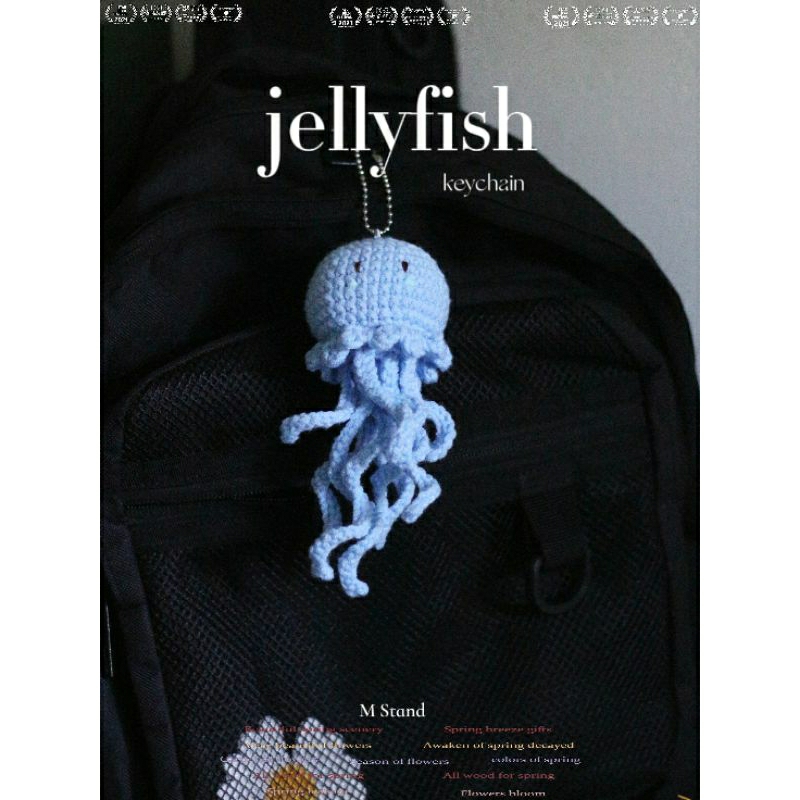 🫧🪼 | keychain 𝐉𝐄𝐋𝐋𝐘𝐅𝐈𝐒𝐇 • handmade