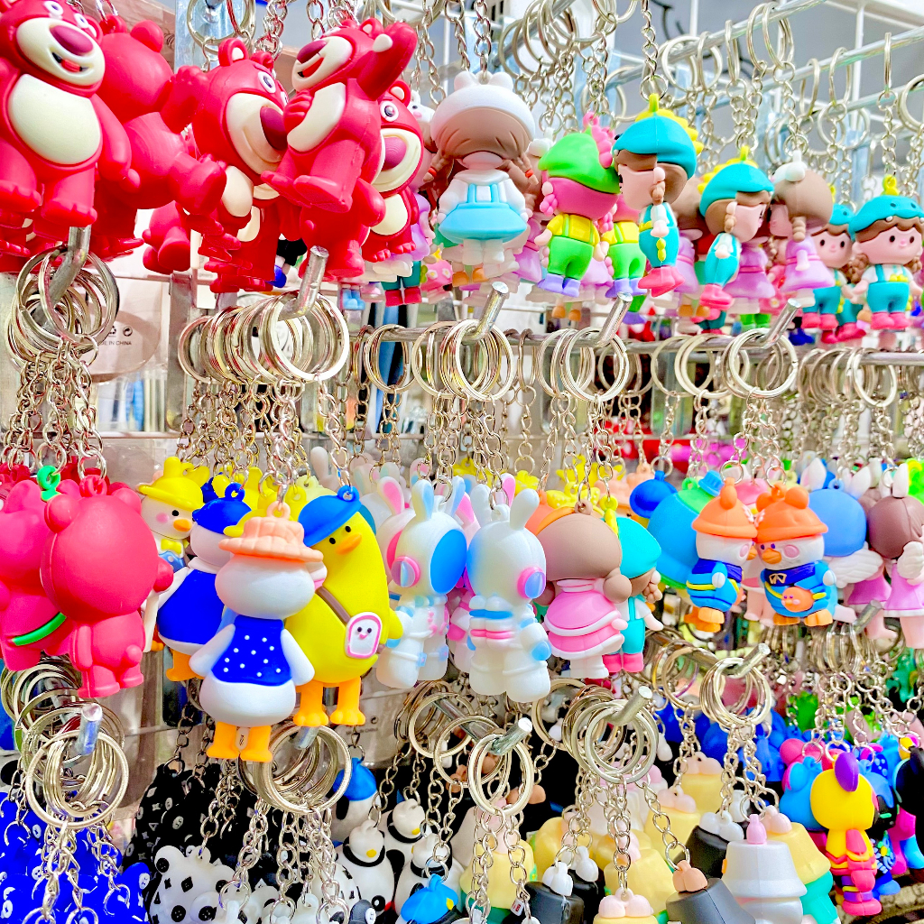 Móc khóa 3d, phụ kiên treo balo, túi xách xin xắn