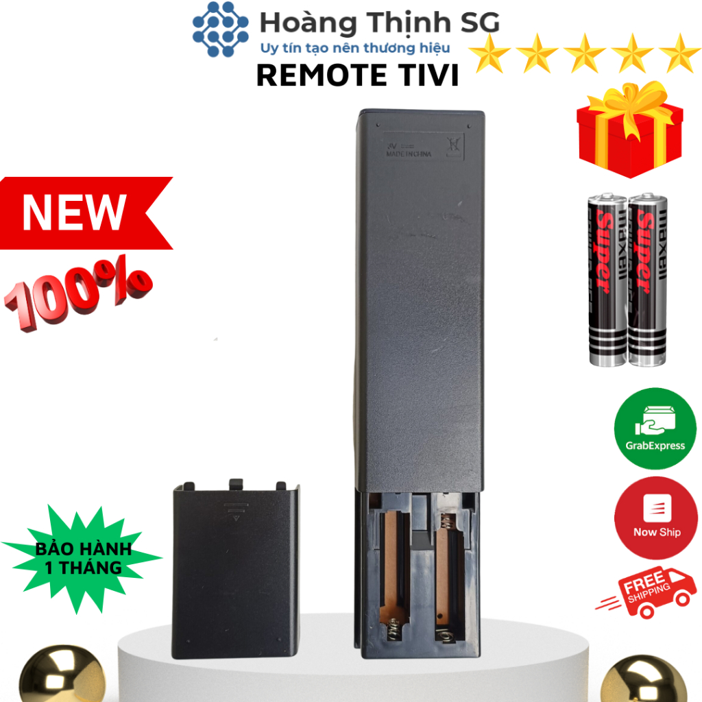 Remote điều khiển tivi Sony RM-L1275, điều khiển TV Sony các dòng LCD/LED - Tặng kèm pin