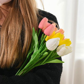 Hoa giả _ Hoa Tulip Silicon siêu đẹp