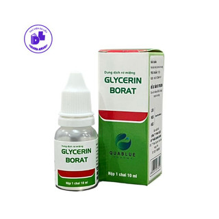 Dung dịch rơ miệng cho bé Glycerin borat chai 10ml