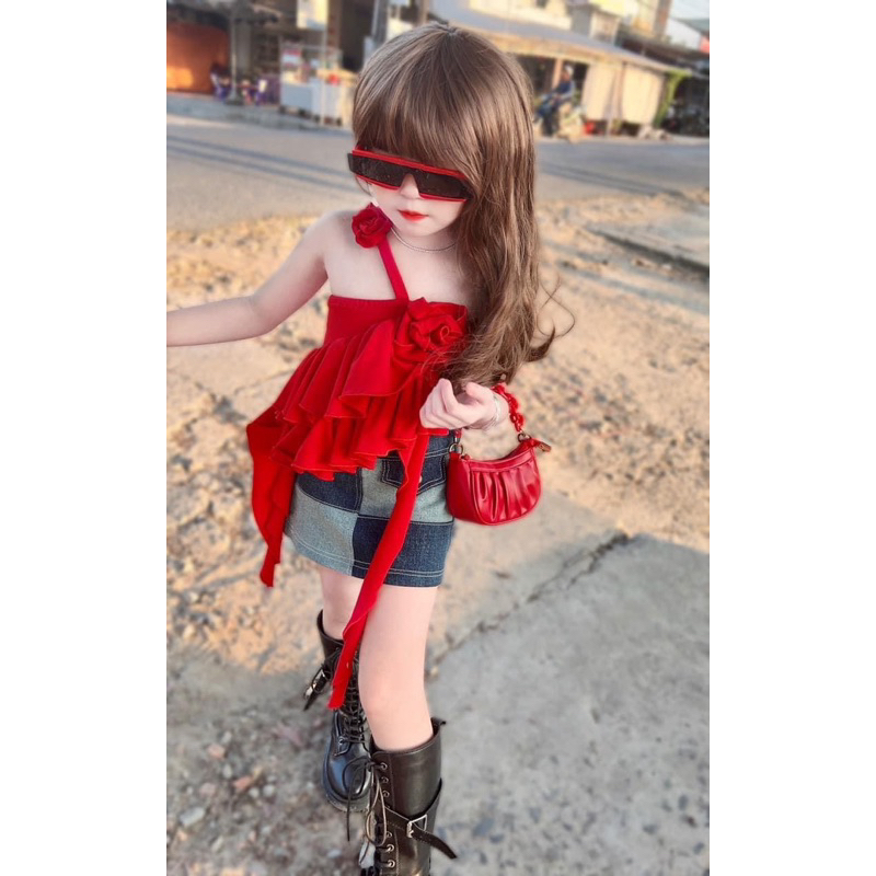 Áo dây cho bé gái