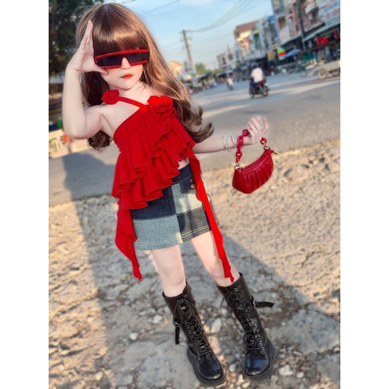 Áo dây cho bé gái