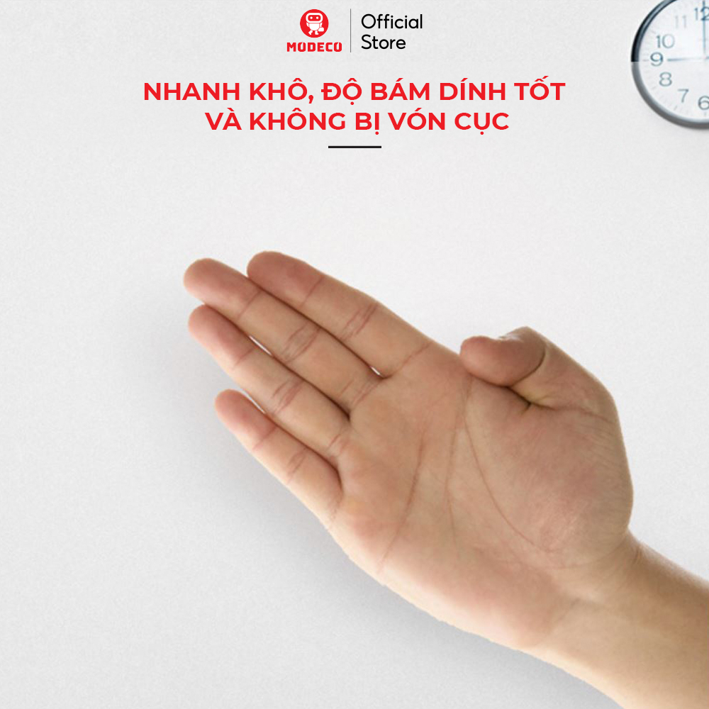 Keo Vá Tường Chống Thấm Modeco 250g - Trám Trét Vết Nứt Khe Hở Tưởng, Làm Sạch Vết Vẽ Tường, Nhanh Khô, An Toàn, Dễ Dùng