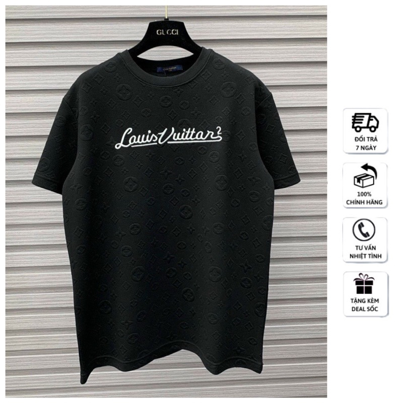 Áo thun Nam LV màu đen