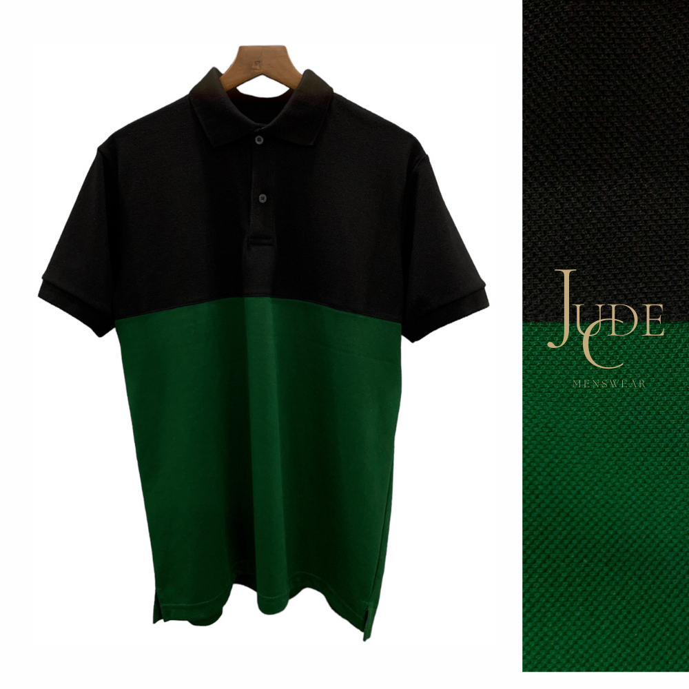 Áo Polo Nam JudeC Elegreen  vải cá sấu cotton cao cấp, trẻ trung, sang trọng