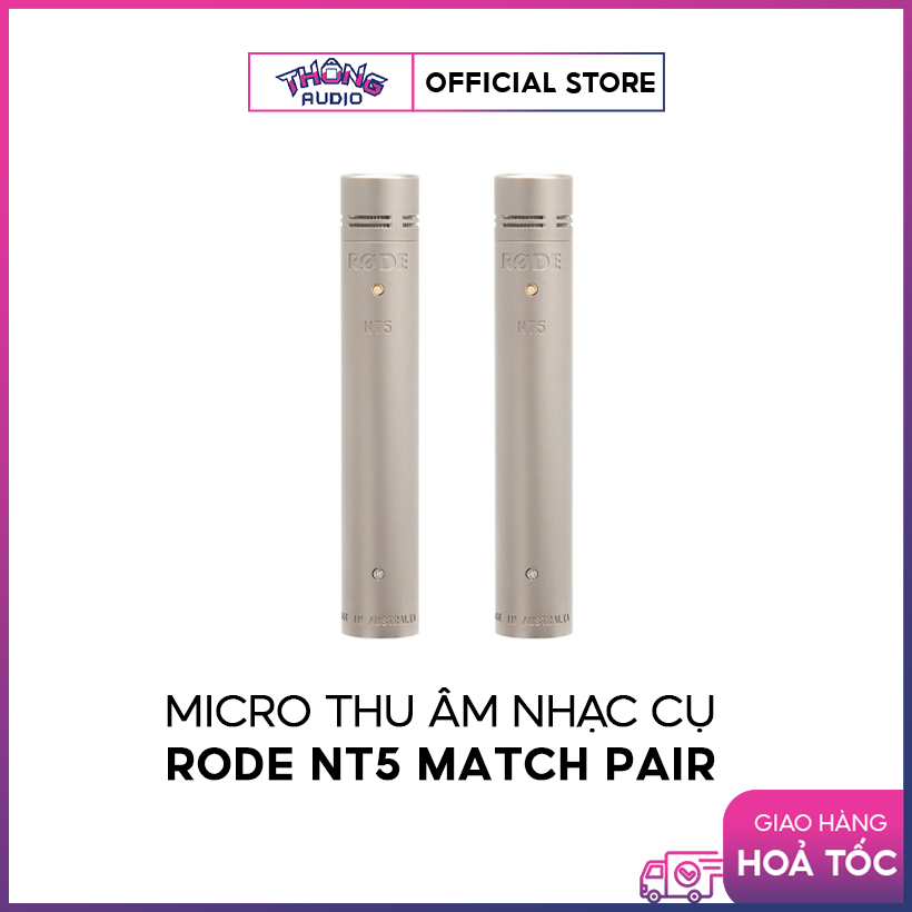 Micro thu âm nhạc cụ Rode NT5 đơn / NT5MP đi kèm phụ kiện - Hàng chính hãng