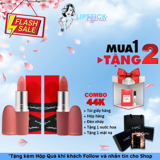 Son mac limited edition, mac 316 limited vỏ đỏ - 314 mull it over full size 3g bản giới hạn