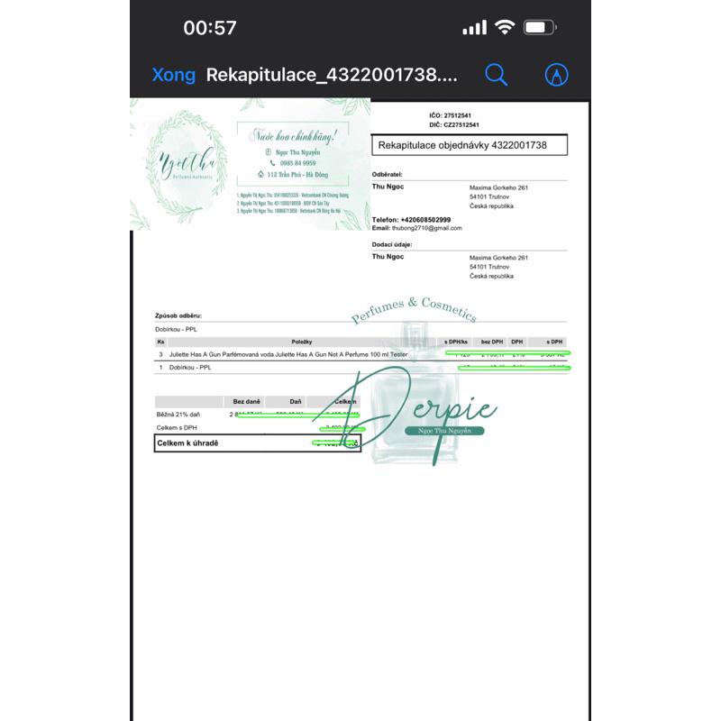 Nước hoa unisex Juliette Has A G Not A Perfume - same Le Labo Another 13 - chính hãng có sẵn