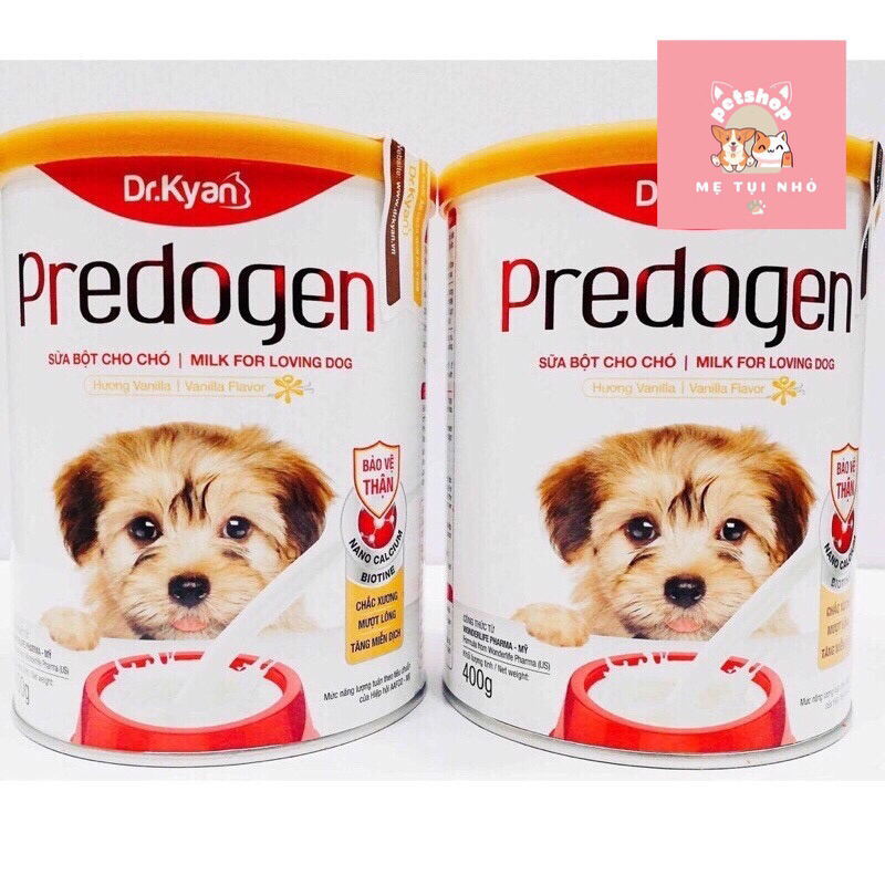 Sữa bột Dr.kyan Precaten cho chó mèo thú cưng hộp 110g lon 400g