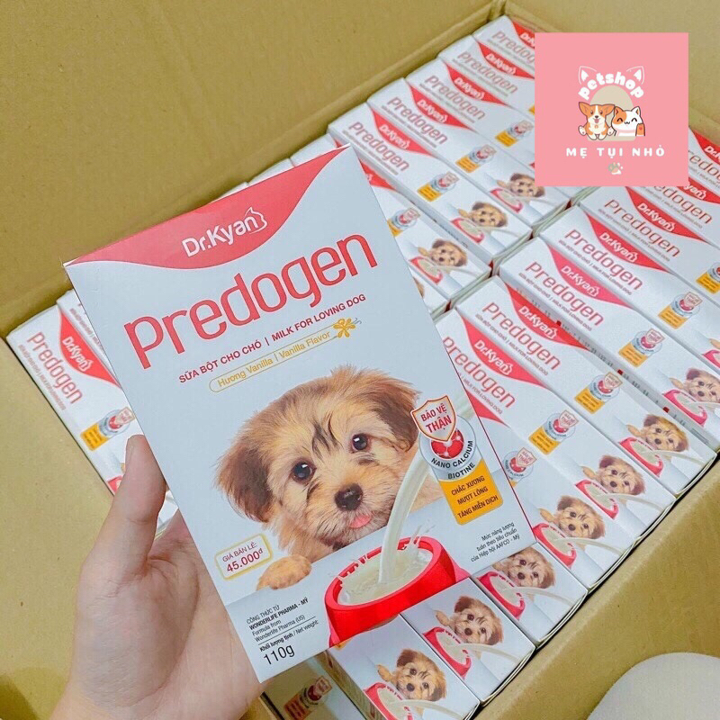 Sữa bột Dr.kyan Precaten cho chó mèo thú cưng hộp 110g lon 400g