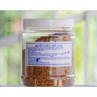 Muối tiêu đen, muối tiêu ớt - muối Mỹ Lan Tây Ninh thơm ngon đậm đà