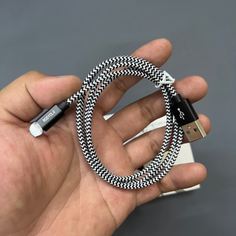 Cáp sạc IP Sharllen,Rosyclo,dây dù,MFI,Full box