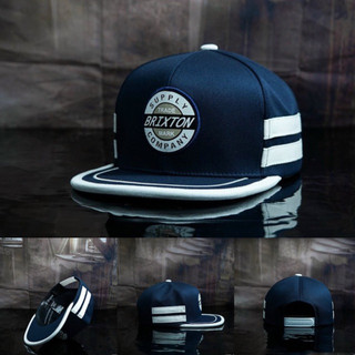 Nón snapback thể thao-Màu xanh trắng