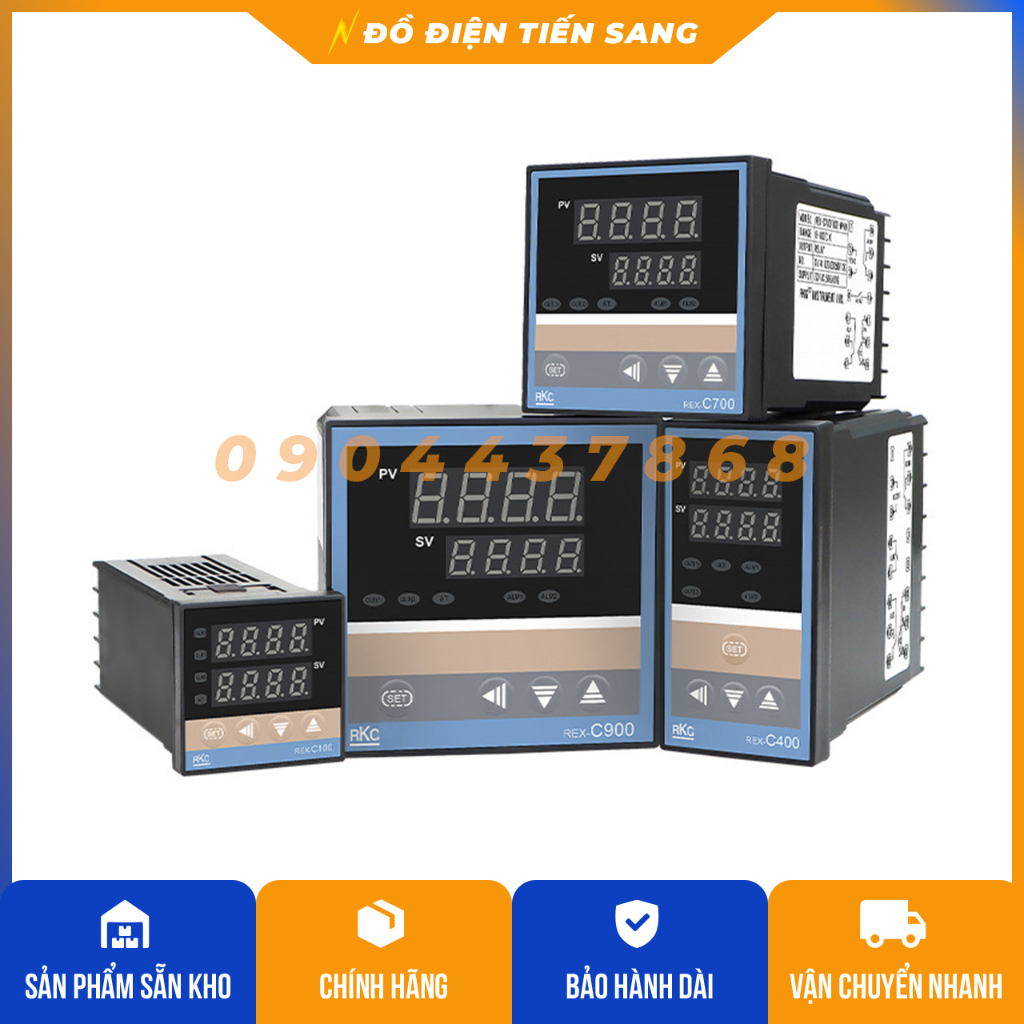 Bộ điều khiển nhiệt độ Đồng hồ nhiệt RKC REX-C700 FK02 Relay