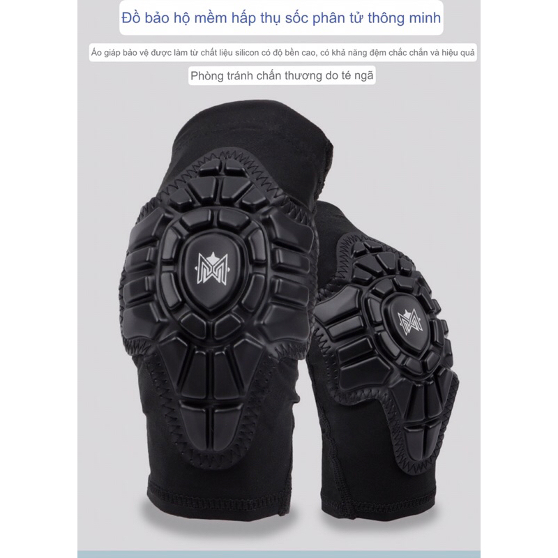 Set bảo hộ Meroca thể thao trẻ em, bảo hộ tay chân cho bé đi xe thăng bằng, trượt patin