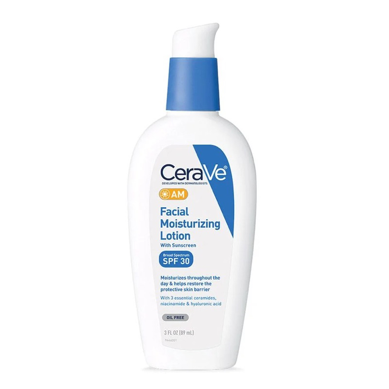 Kem dưỡng da và chống nắng ban ngày Cerave AM Facial Moistrurizing Lotion with Sunscreen SPF 30 (89ml)