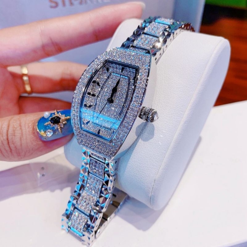 Đồng hồ nữ Davena đính đá xoàn Mỹ  bảo hành dài quốc tế