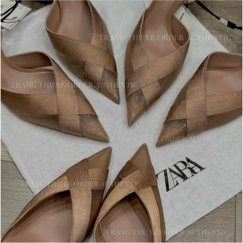 Giày Sandal ZARA Auth xuất - Đế cao 6cm