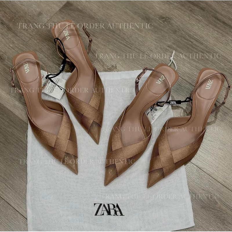 Giày Sandal ZARA Auth xuất - Đế cao 6cm