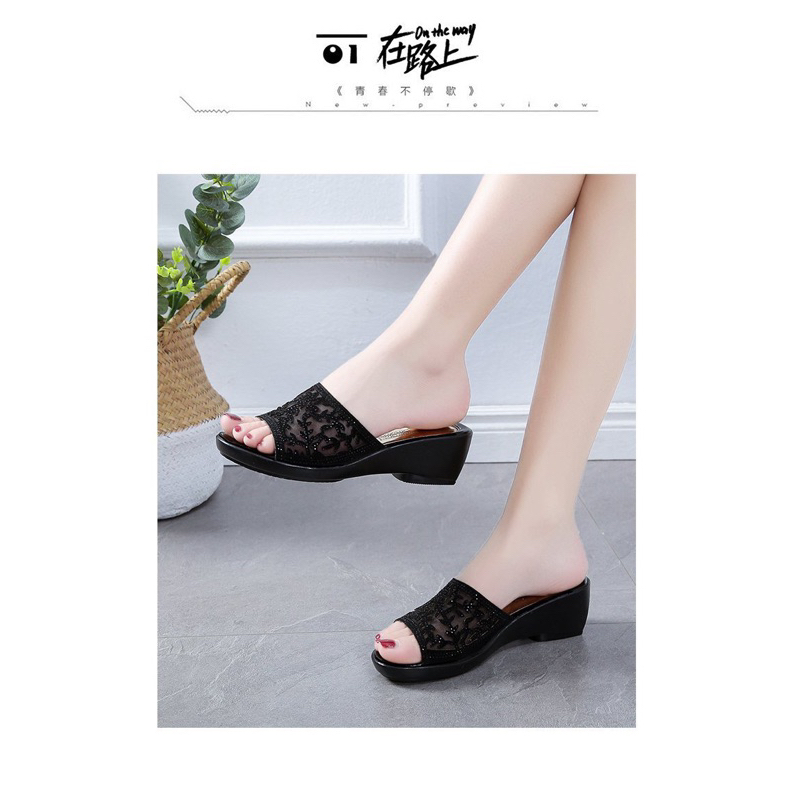 Dép cho mẹ,bà 5cm