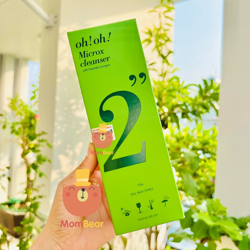 Sữa Rửa Mặt Detox Làm Sạch Sâu Cho Mọi Loại Da oh!oh! Microx Cleanser with Peptide Complex 150g